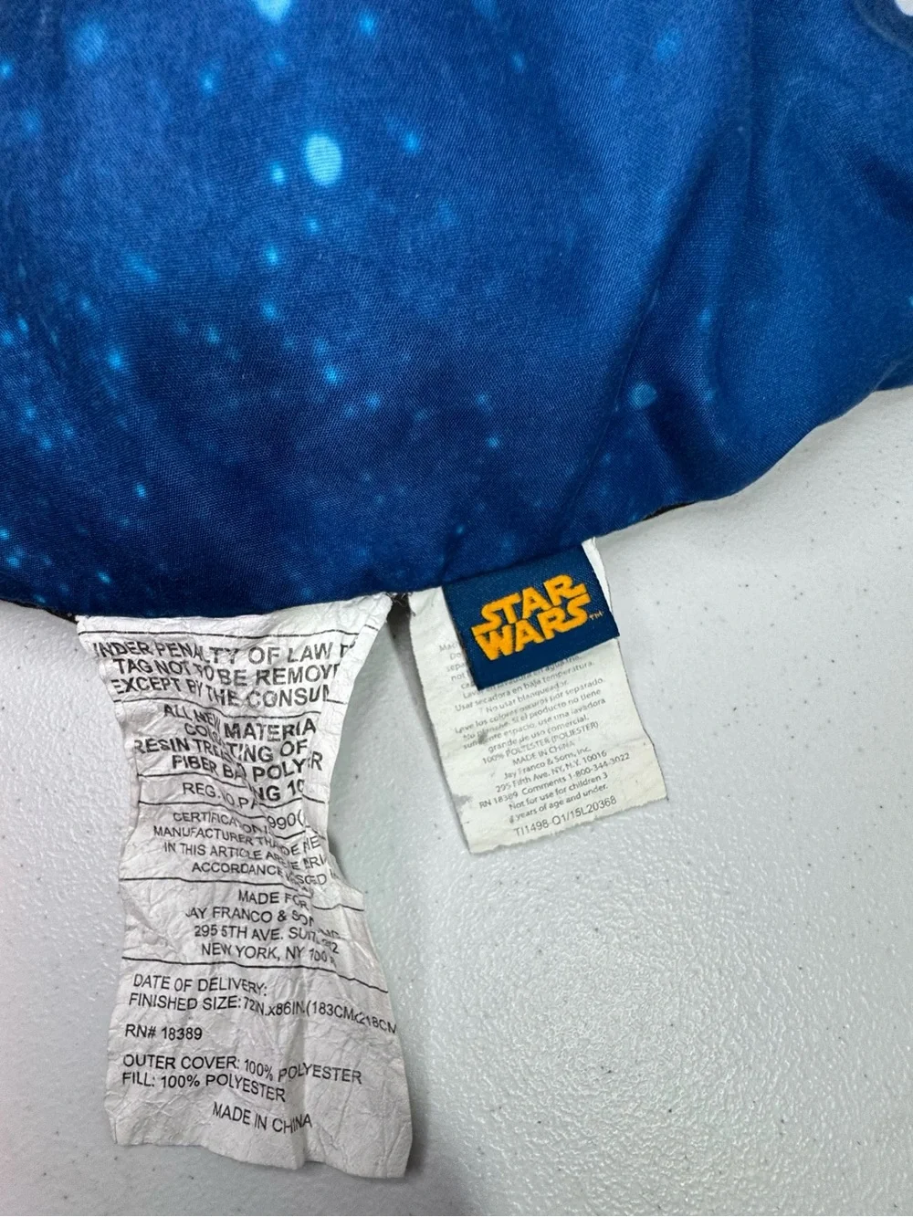 Star Wars Blue Graphic Comforter with Character Panels